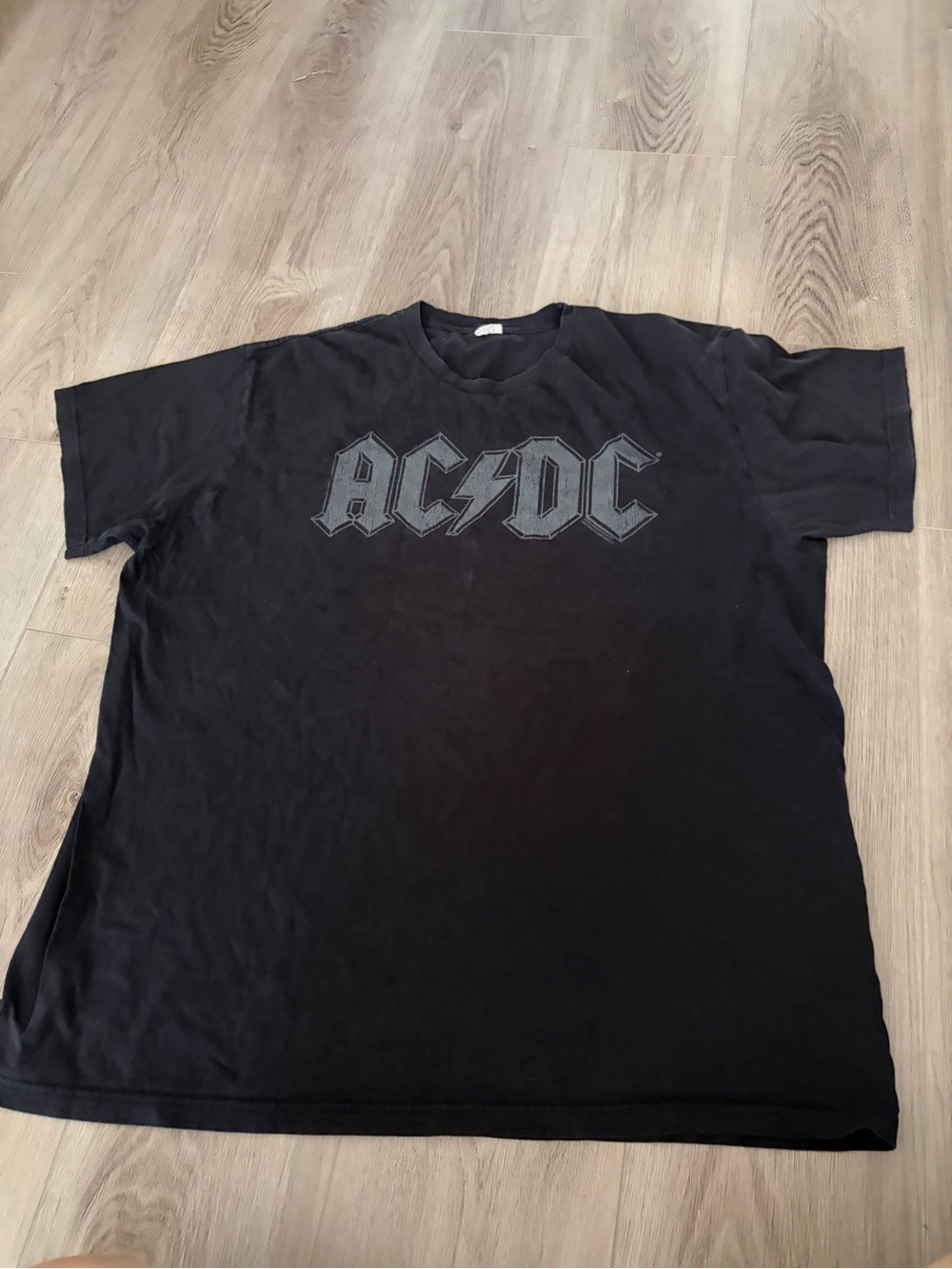 AC/DC Black Logo Short Sleeve Band Tee